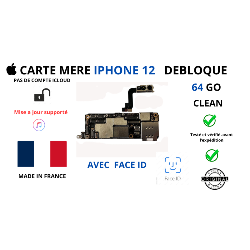 CARTE MERE IPHONA 12 64 GO