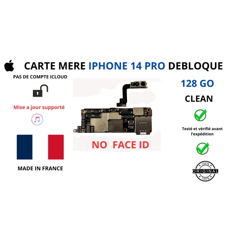 copy of Iphone 14 Pro 128 go + Face ID motherboard