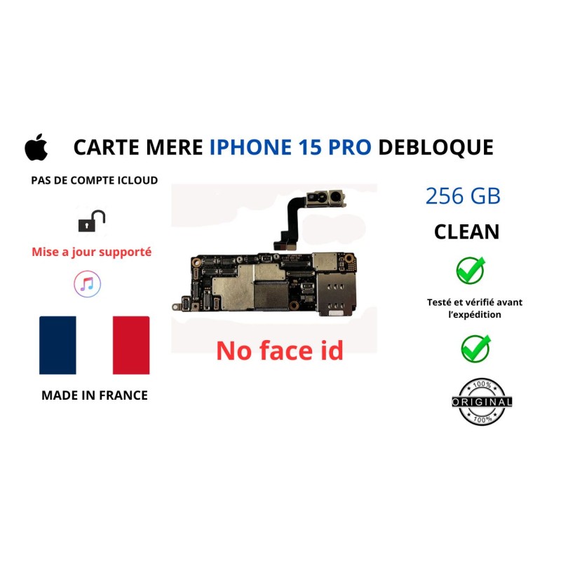 IPHONE 15 PRO + FACE ID 256GB PLACA BASE