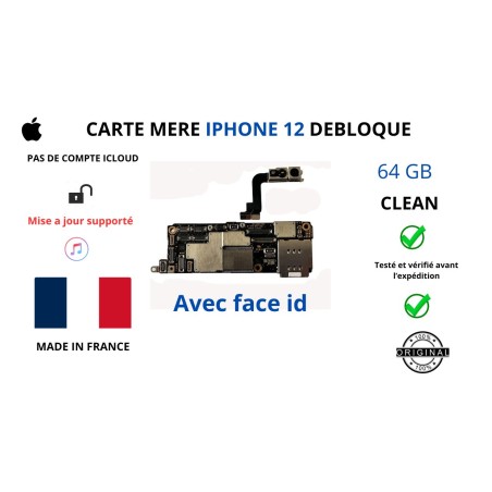 CARTE MERE IPHONE 12 + FACE ID